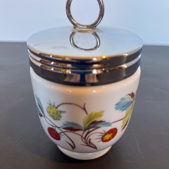 Royal Worcester Porcelain Egg Coddler Large Size - Picture 9 of 12